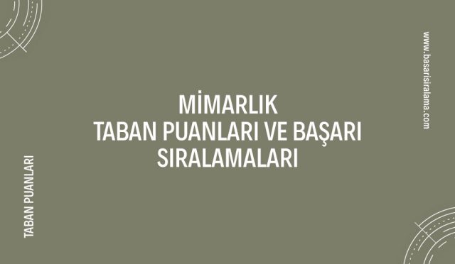 mimarlik-taban-puanlari