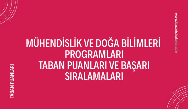 muhendislik-ve-doga-bilimleri-programlari-taban-puanlari