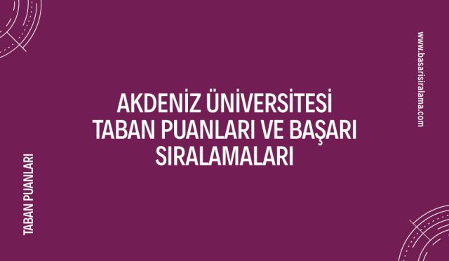 akdeniz-universitesi-taban-puanlarii