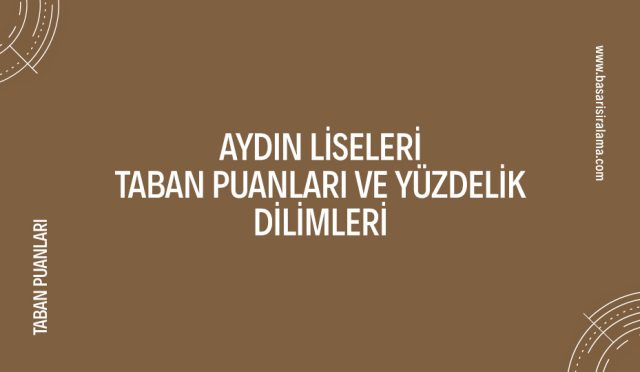 aydin-liseleri-taban-puanlari