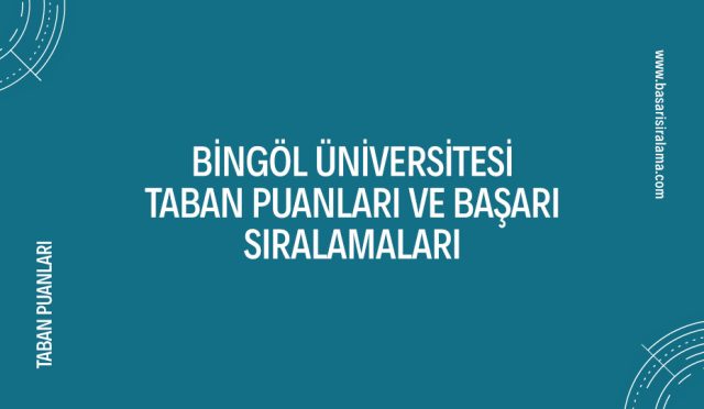 bingol-universitesi-taban-puanlari