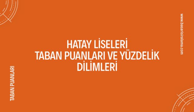 hatay-liseleri-taban-puanlari