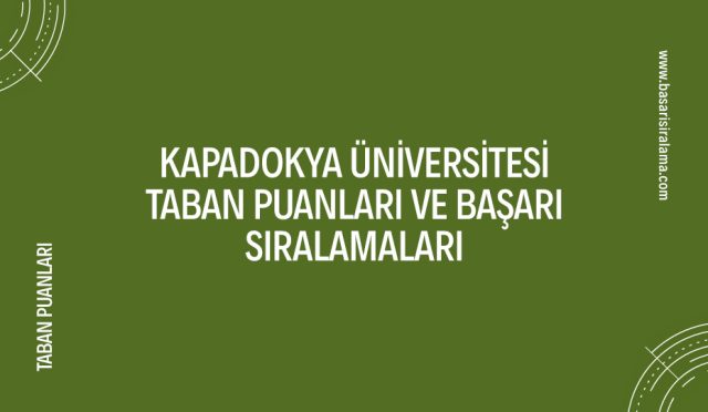 kapadokya-universitesi-taban-puanlari