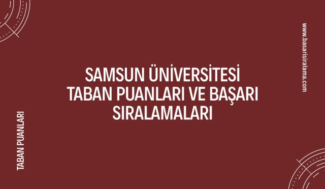 samsun-universitesi-taban-puanlari