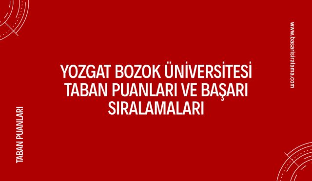 yozgat-bozok-universitesi-taban-puanlari