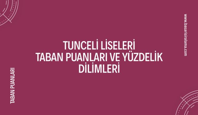 tunceli-liseleri-taban-puanlari