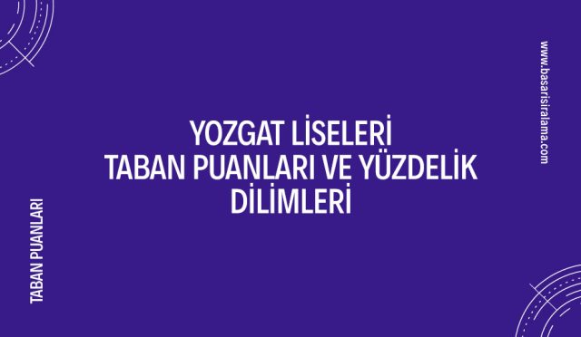 yozgat-liseleri-taban-puanlari